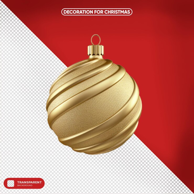 PSD decoración de campana 3d para navidad