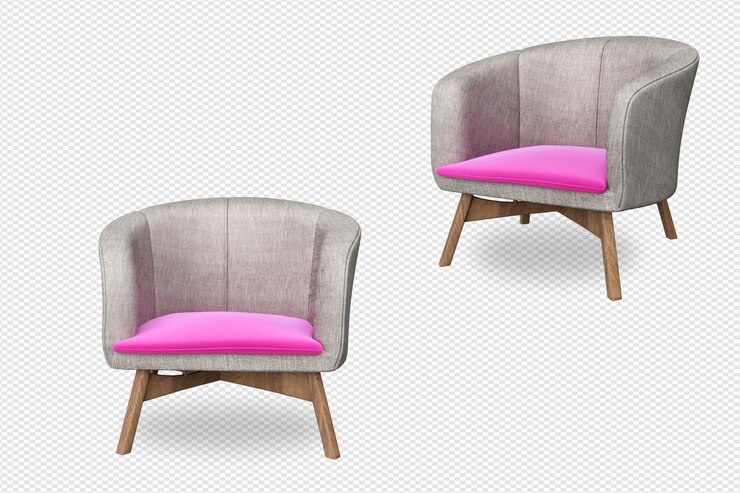 Decoración de interiores ambientada en 3d