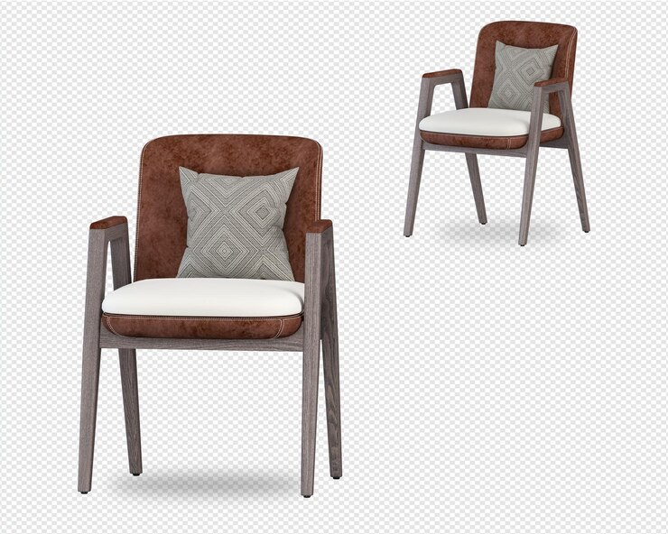 Decoración de interiores ambientada en 3d