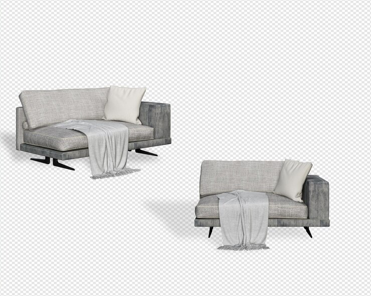 PSD decoración de interiores ambientada en 3d
