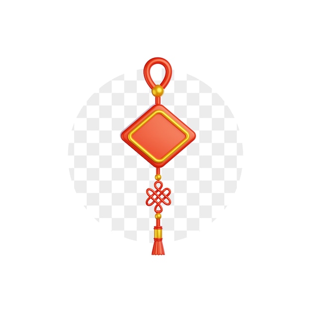 Decoración de ornamentación china Icon 3D