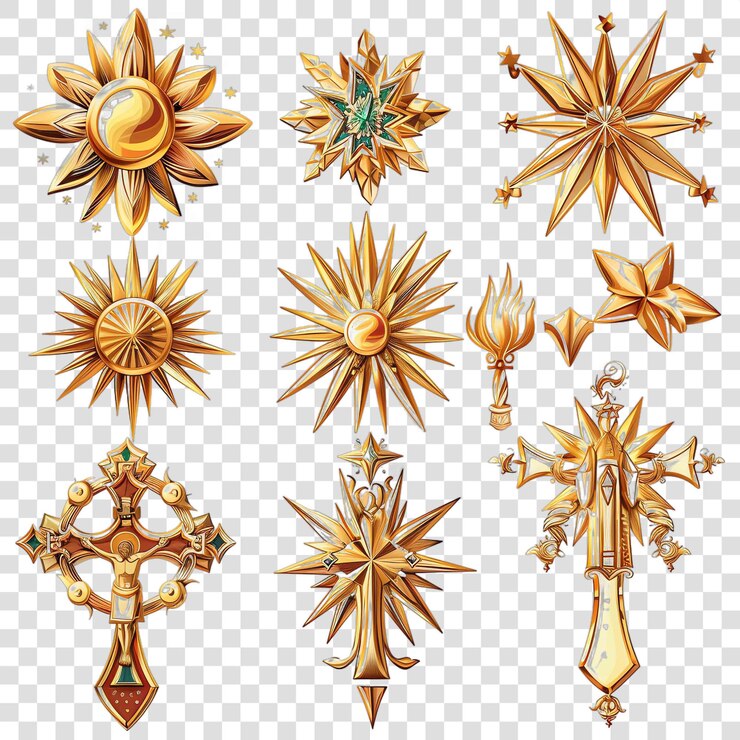 PSD decoraciones católicas de navidad telón de fondo de la ilustración de navidad
