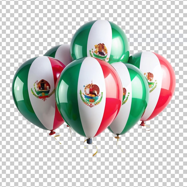 décoration de ballons du drapeau mexicain