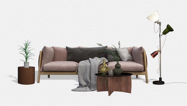 Décoration d'intérieur en 3D