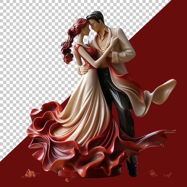 PSD décoration de la saint-valentin illustration png