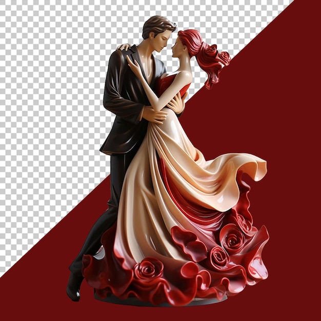 PSD décoration de la saint-valentin illustration png