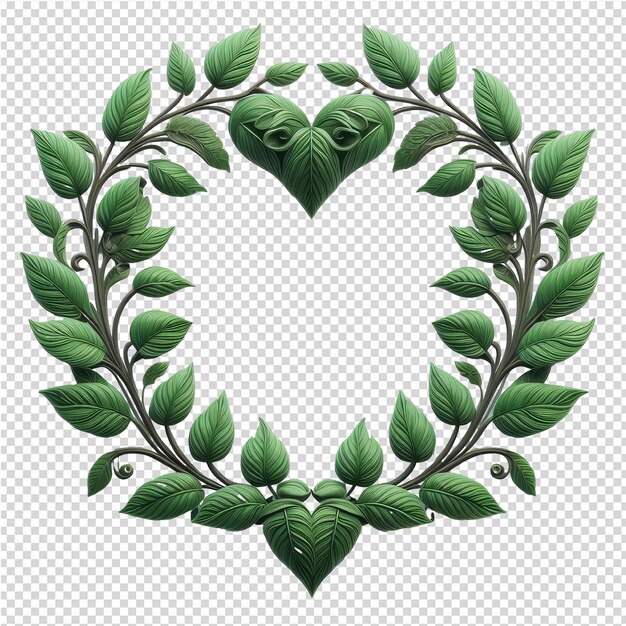 PSD décorative_laurel_wreath_transparent_arrière-plan