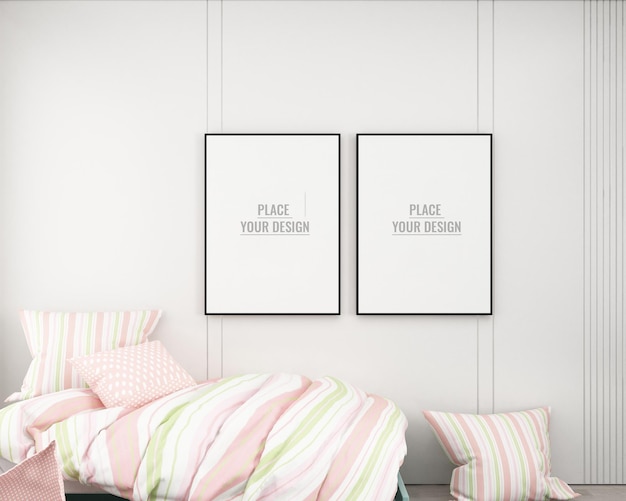 decorazione d'interni moderna con divano e camera da letto