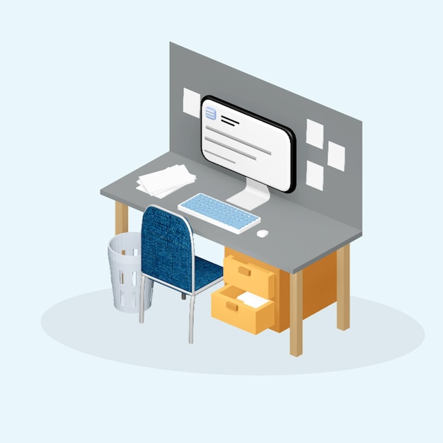 Decorazione della configurazione del desktop