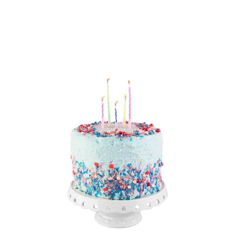 PSD decorazione di compleanno isolata