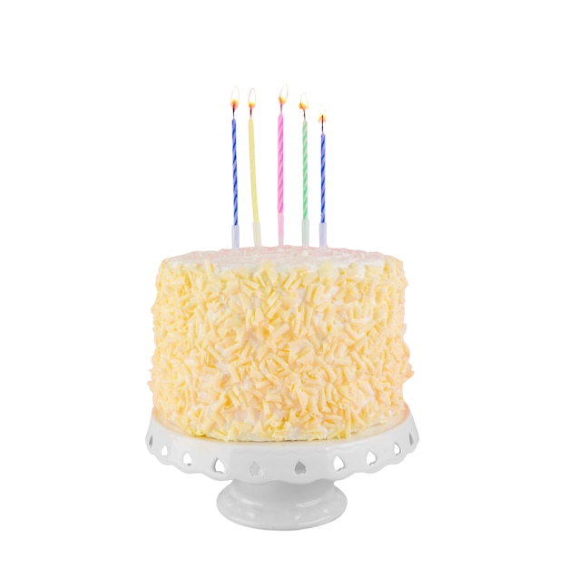 Decorazione di compleanno isolata