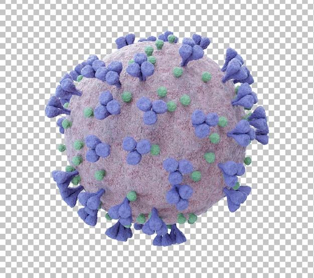 Découpez le gros plan microscopique de la maladie du coronavirus Covid-19