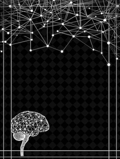 Deep Learning Boundary Frame circondato da Deep Learning S PNG Creative Background Design