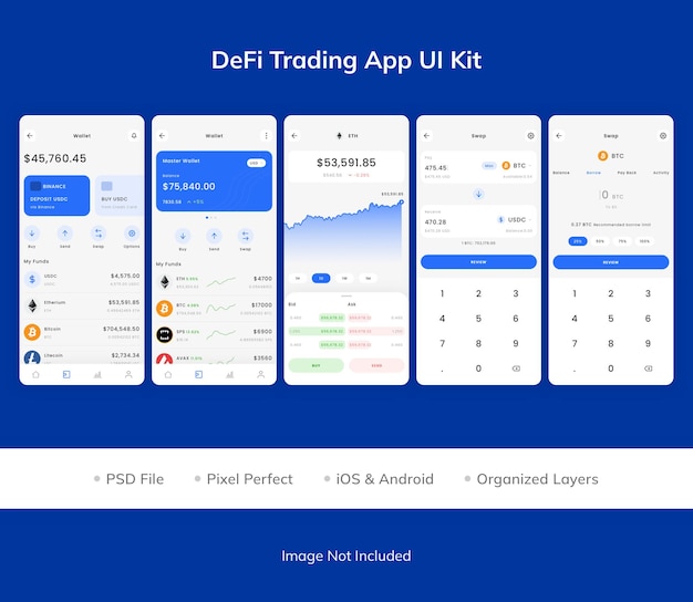 DeFi Trading App UI-Kit