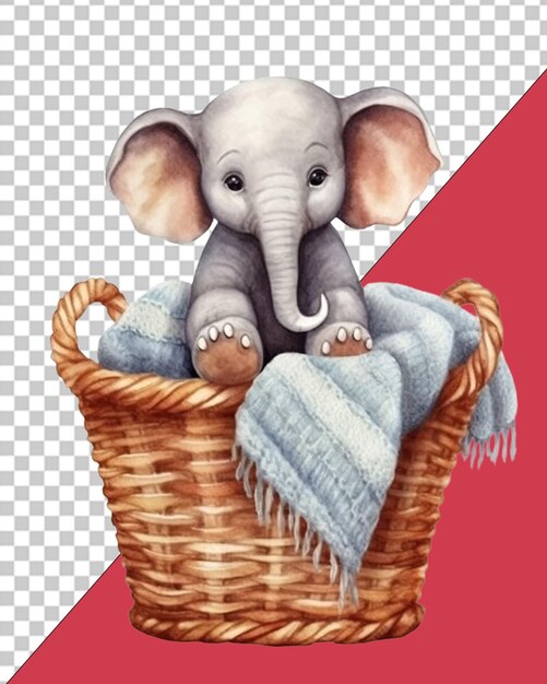 PSD un défilé d'anniversaire avec des éléphants