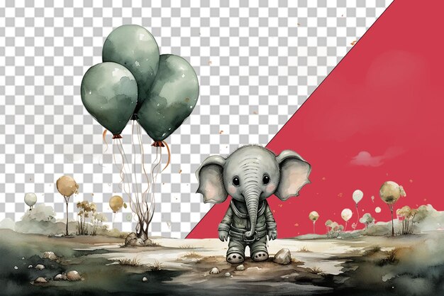 Un Défilé D'anniversaire Avec Des éléphants