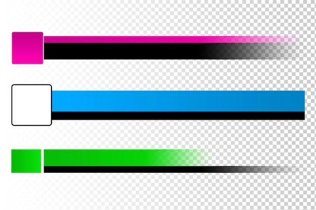 définir la conception du tiers inférieur pour le modèle de vidéo de texte de titre psd