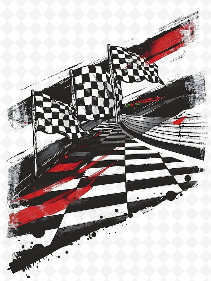PSD définition de la piste de course nascar avec des pilotes et des fans pour la conception d'une affiche d'illustration plate d'élection