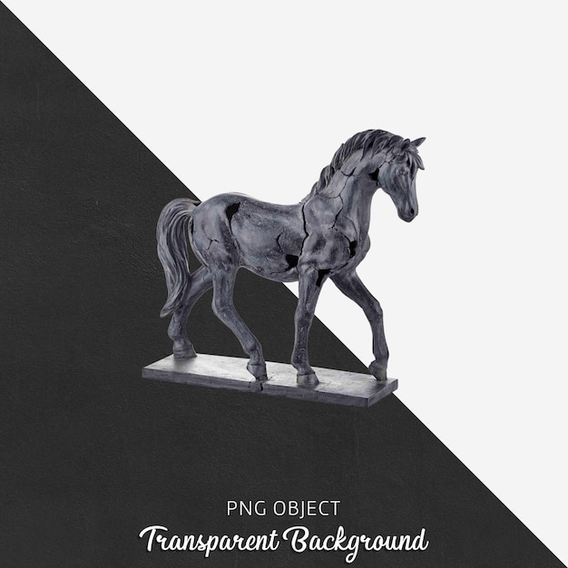 Dekor Pferd auf transparent