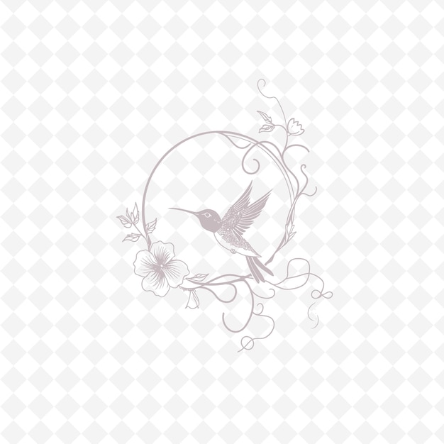 PSD delicate jasmine emblem logo com decorati design vector criativo da coleção natureza
