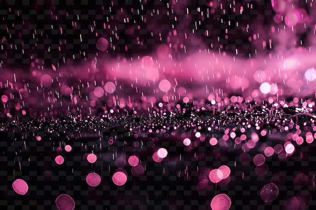 PSD delicate twinkling sprinkle with tiny droplets and pink roma png neon light effect y2k collection