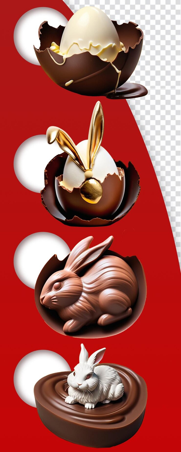 PSD les délices du chocolat de pâques