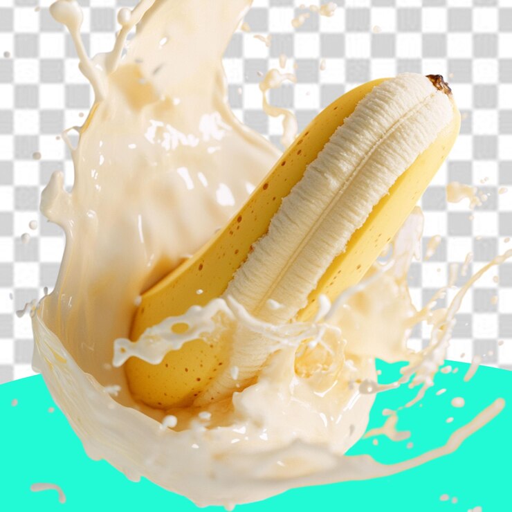 PSD une délicieuse boisson au milk-shake avec de la paille en png