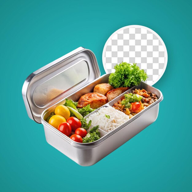 PSD une délicieuse composition de boîte à bento