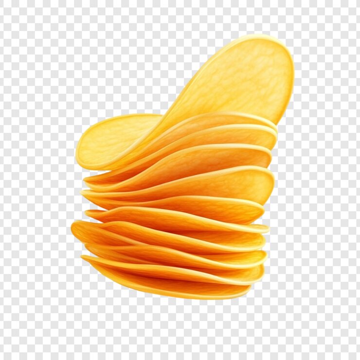 PSD une délicieuse pile de chips de pomme de terre croustillantes une image à l'eau à la bouche montrant une pile parfaitement empilée de chips de patate dorées vous invitant à vous livrer à leur bonheur croustillant