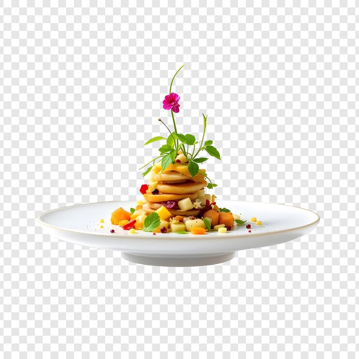 PSD une délicieuse pile de crêpes.