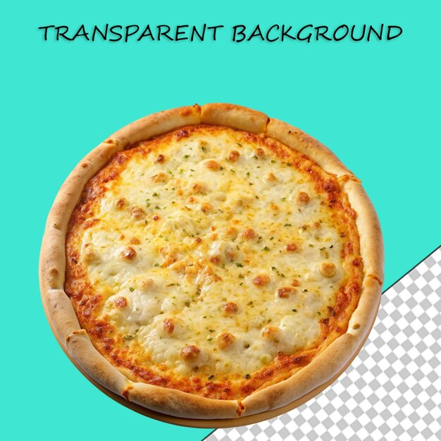 PSD une délicieuse pizza au pepperoni fraîchement préparée isolée sur un fond transparent