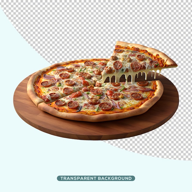 PSD délicieuse pizza italienne