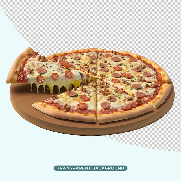 PSD délicieuse pizza italienne