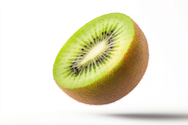 Une délicieuse tranche de kiwi avec une texture et des détails uniques