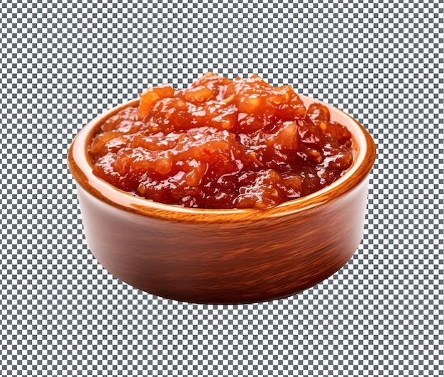 PSD un délicieux chutney isolé sur un fond transparent