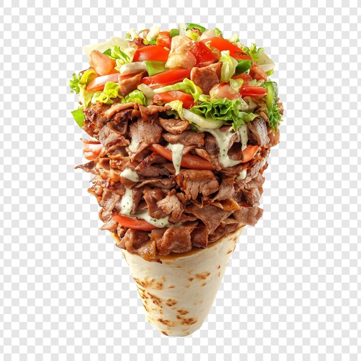 PSD le délicieux et énorme doner kebab