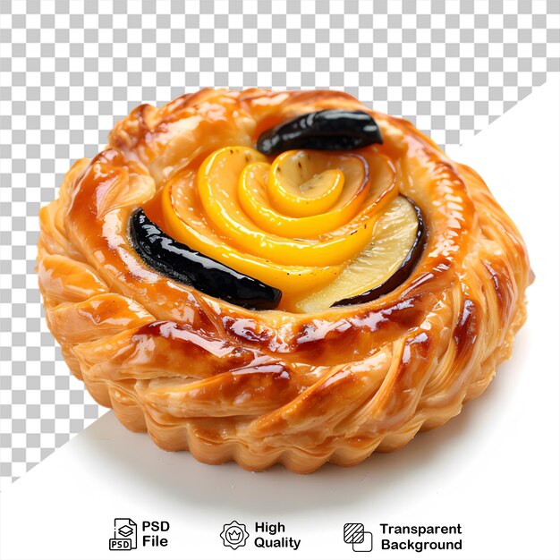 PSD un délicieux gâteau isolé sur un fond transparent incluant un fichier png