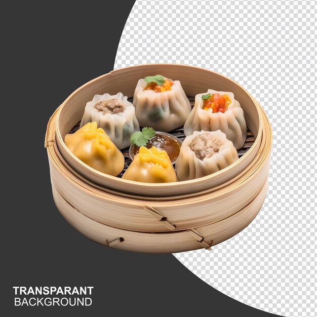 PSD deliciosa comida china de dimsum