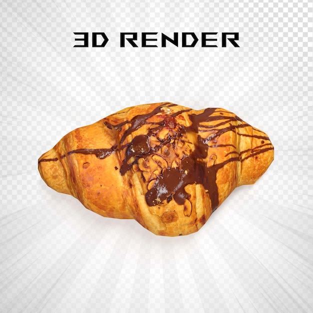 PSD deliciosa y dulce pastelería de temporada renderizado 3d