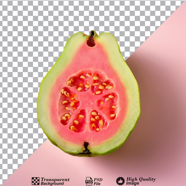 La deliciosa guayaba se reduce a la mitad para el atractivo visual en Microstock Image