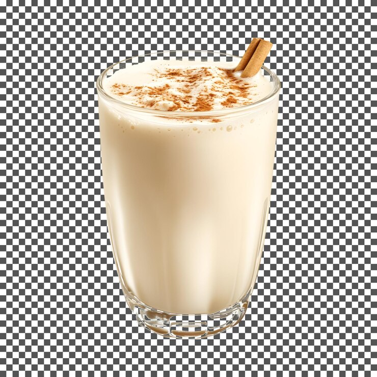 PSD la deliciosa horchata caliente aislada sobre un fondo transparente