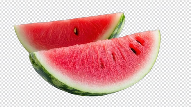 Deliciosa y jugosa rebanada de sandía con interior rojo brillante Perfecta para refresco de verano y bocadillos saludables