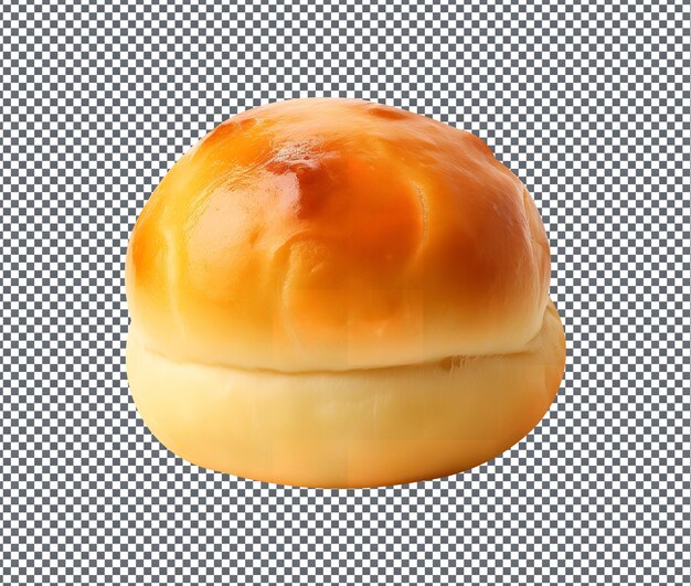 PSD deliciosa y sabrosa crema bun lai wong bao aislada sobre un fondo transparente