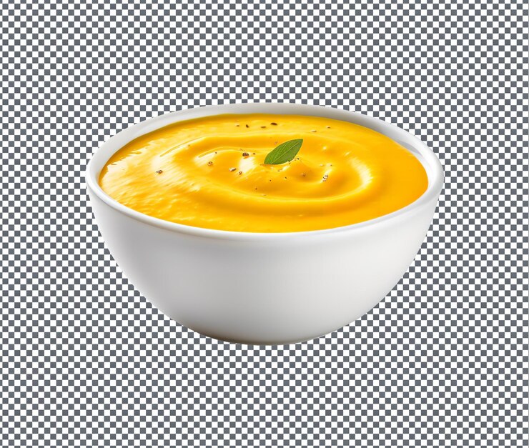PSD deliciosa salsa de curry aislada sobre un fondo transparente