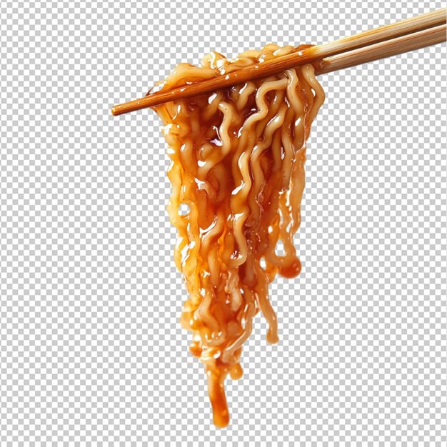 Deliciosa salsa marrón fideos comida asiática palillos sabrosos instantáneos ramen comida caliente almuerzo tailandés bocadillo
