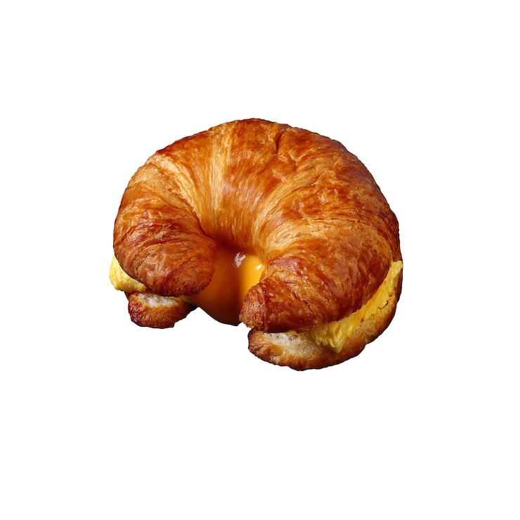 PSD deliciosa sanduíche de croissant com ovo