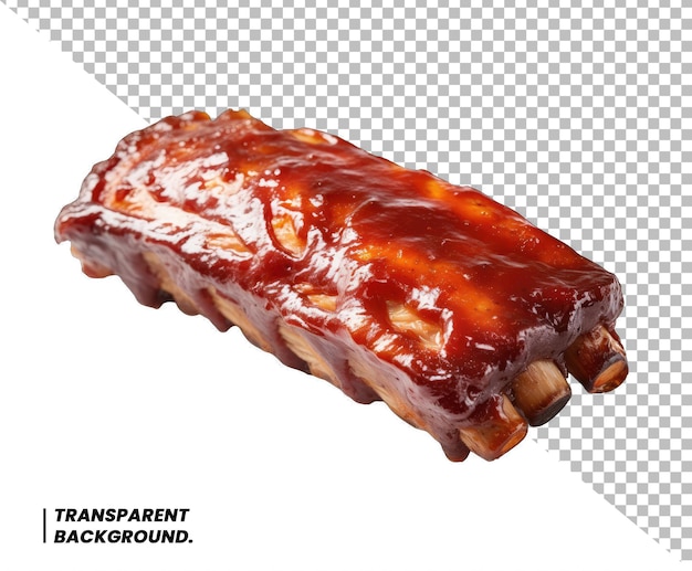 PSD deliciosas costillas psd fondo transparente