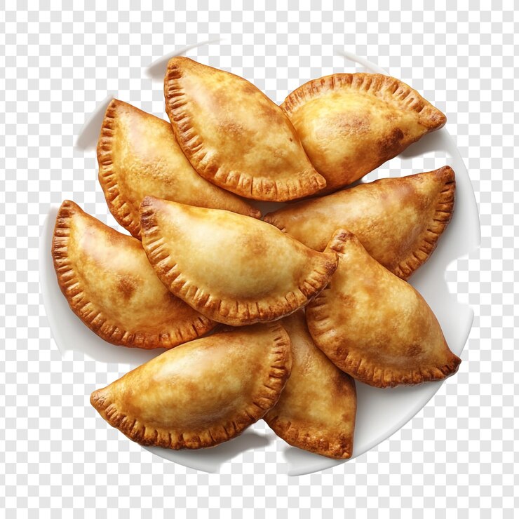 PSD deliciosas empanadas castanhas douradas