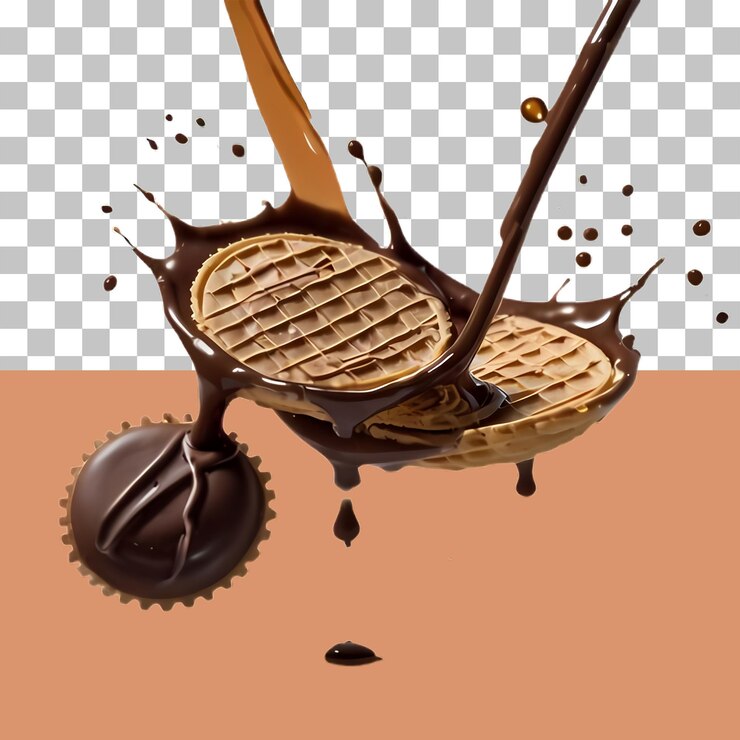 Deliciosas galletas de chocolate Imagen en PNG con fondo transparente