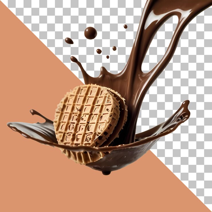 Deliciosas galletas de chocolate Imagen en PNG con fondo transparente